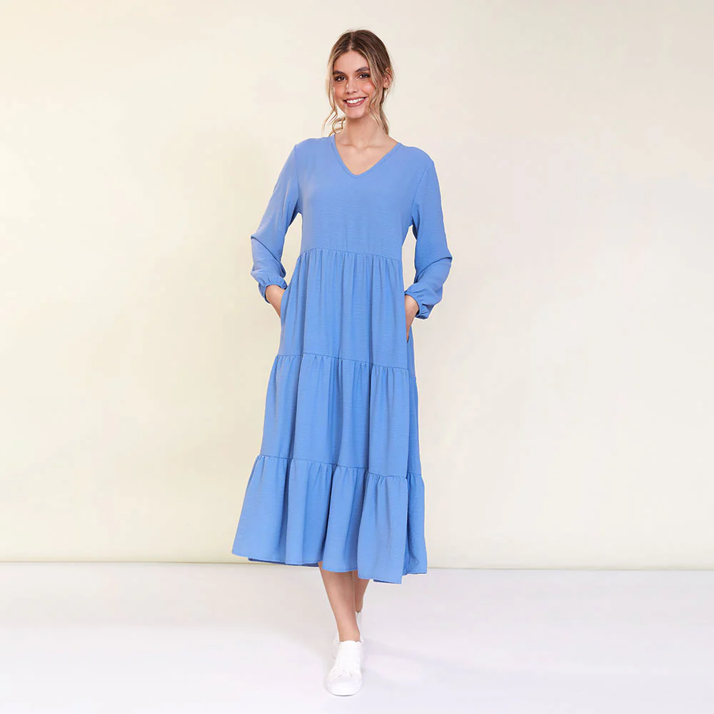 Sofia Dress (Baby Blue) - Image 5