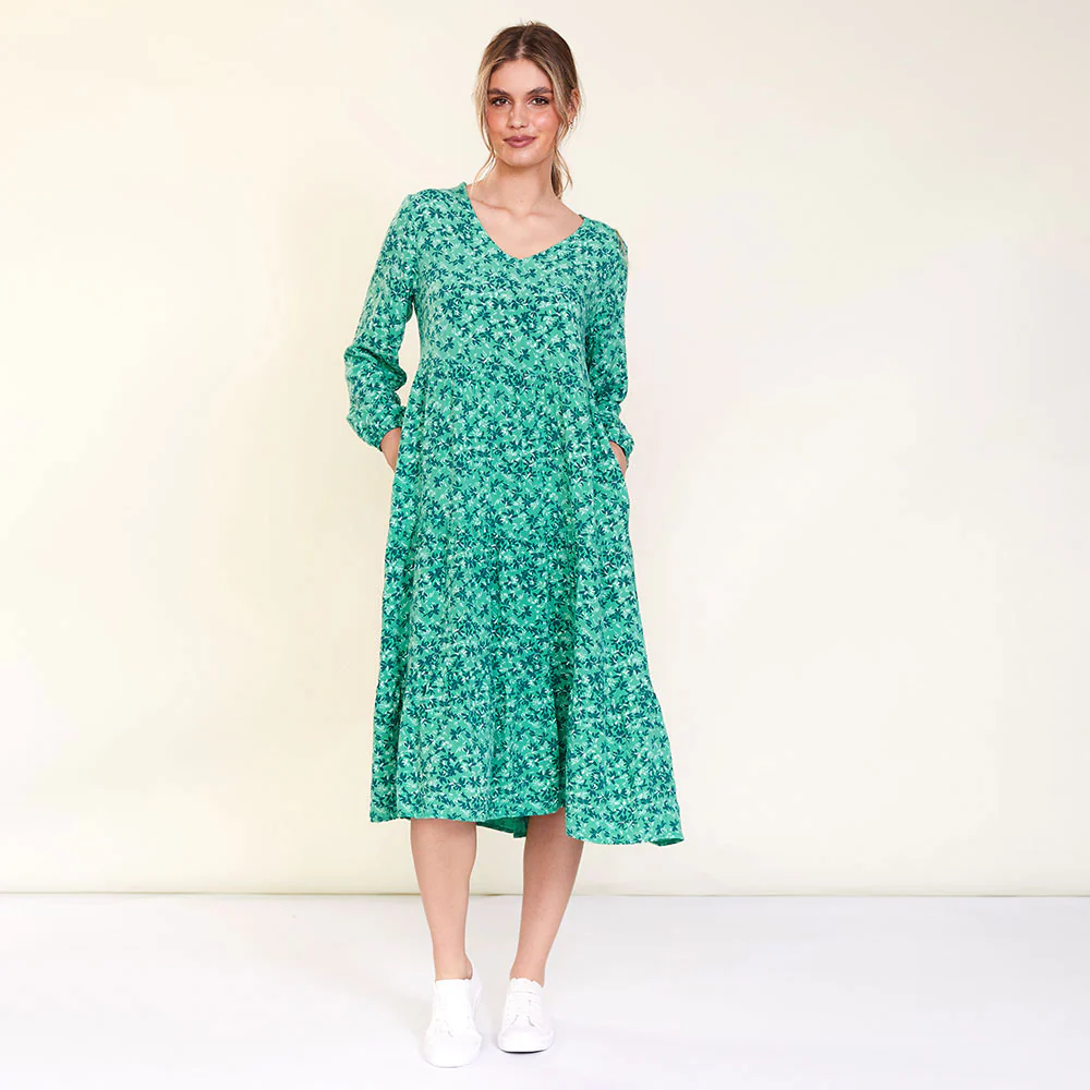 Sofia Dress (Floral Green) - Image 5