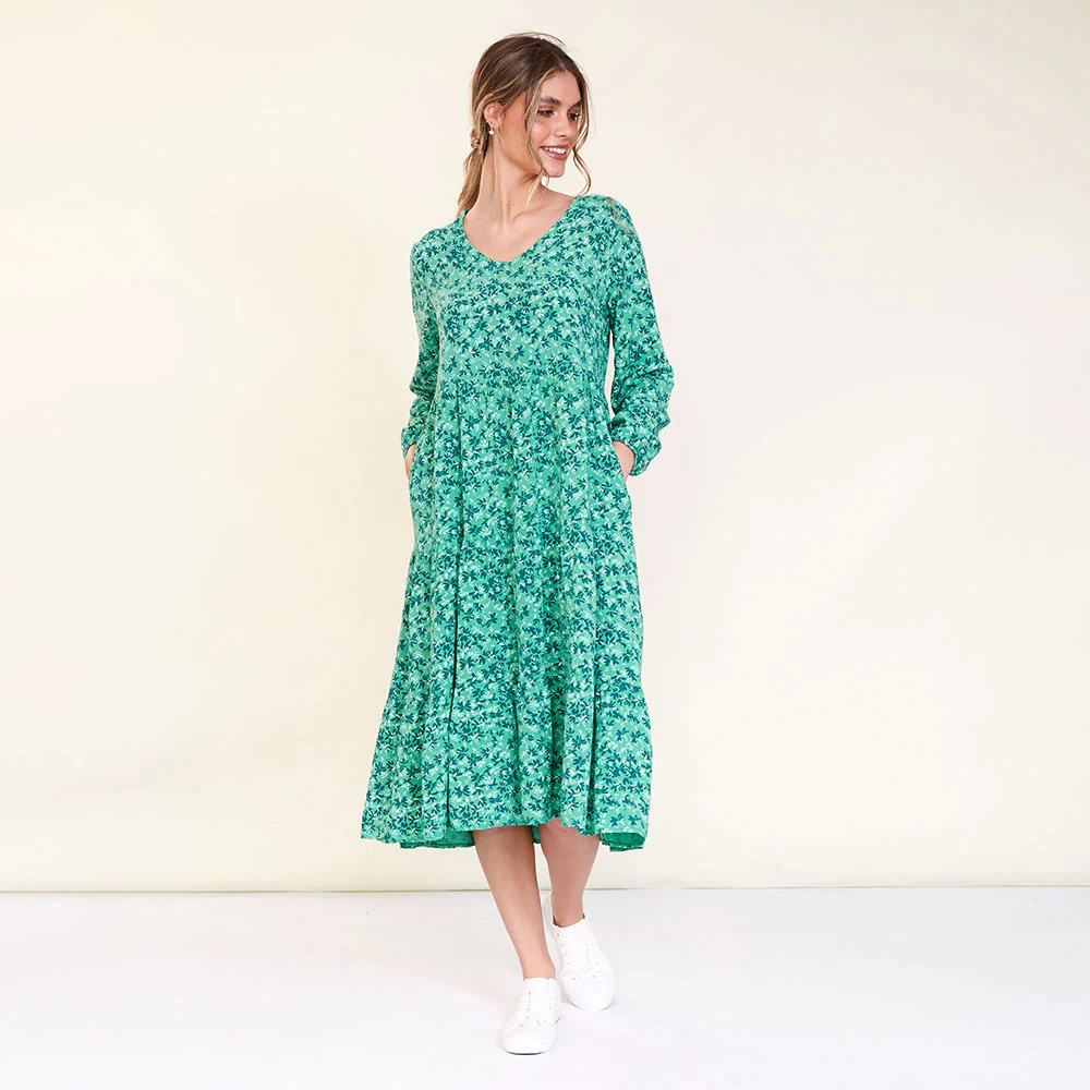 Sofia Dress (Floral Green) - Image 7
