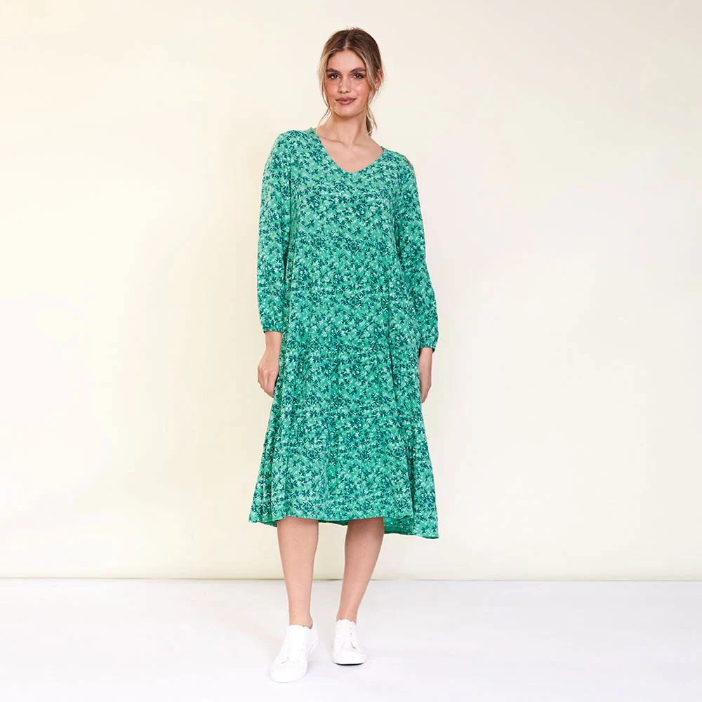 Sofia Dress (Floral Green) - Image 8