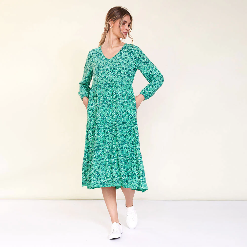 Sofia Dress (Floral Green) - Image 9