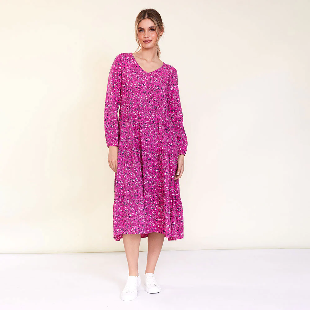 Sofia Dress (Floral Pink) - Image 10