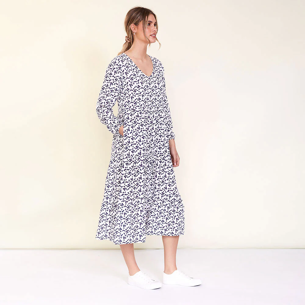 Sofia Dress (White Floral) - Image 5