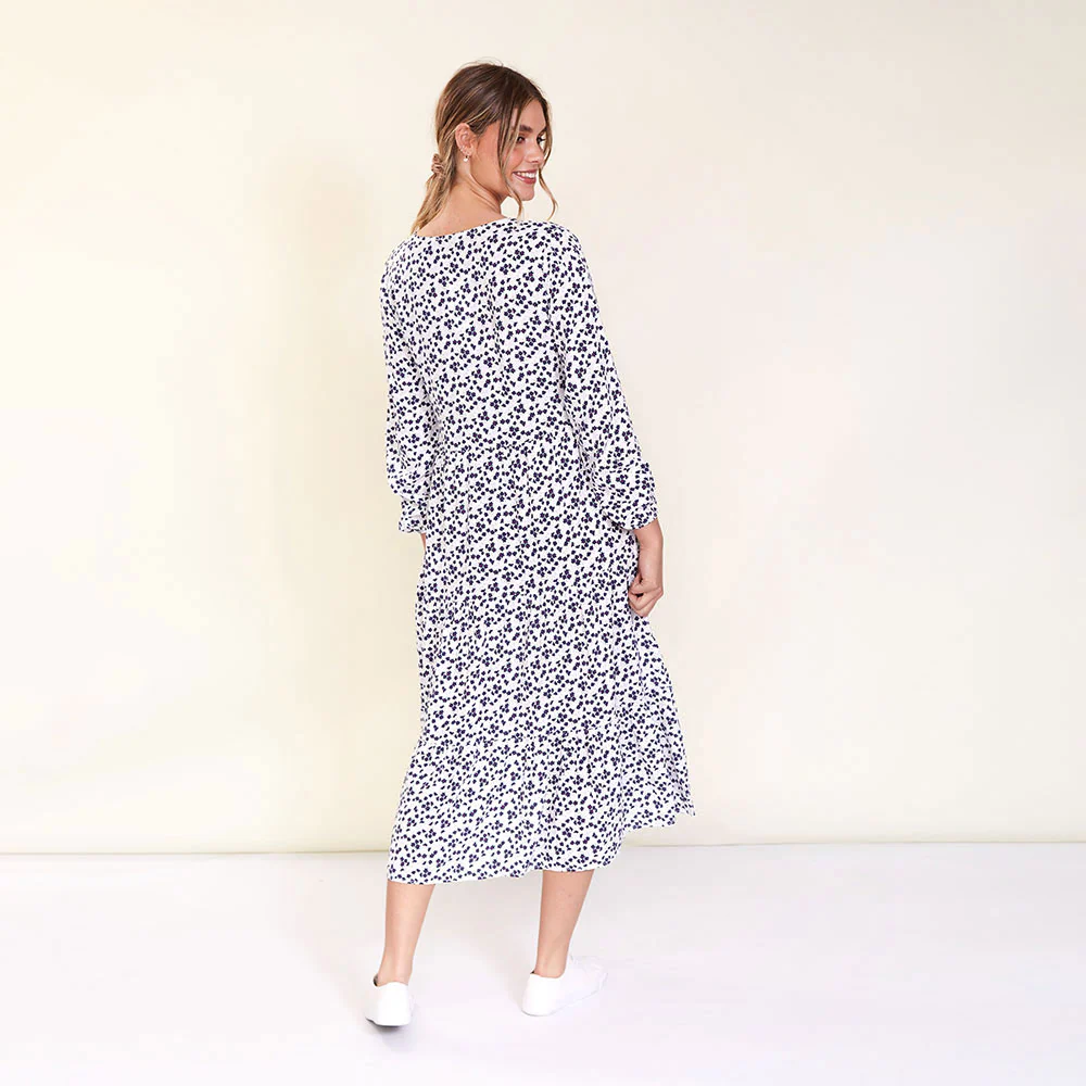 Sofia Dress (White Floral) - Image 6