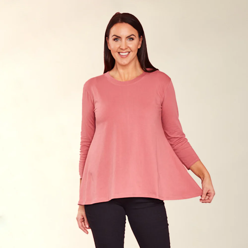 Eden Swing Top (Dusty Pink) - Image 2