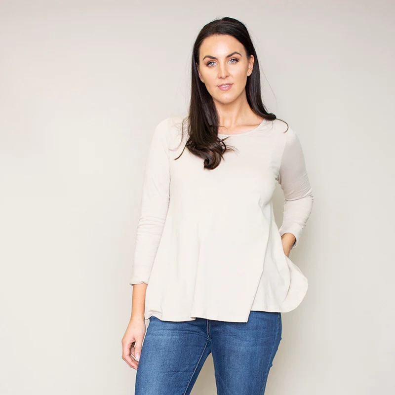 Sonia Swing Round Neck Top (Hazel) - Image 7