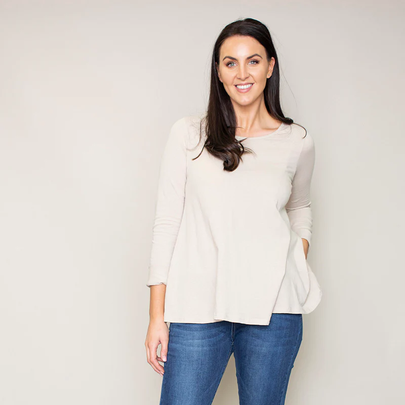 Sonia Swing Round Neck Top (Hazel) - Image 8
