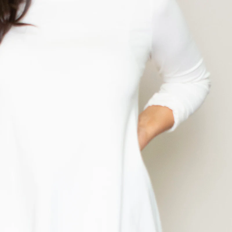 Sonia Swing Round Neck Top (Vanilla) - Image 8