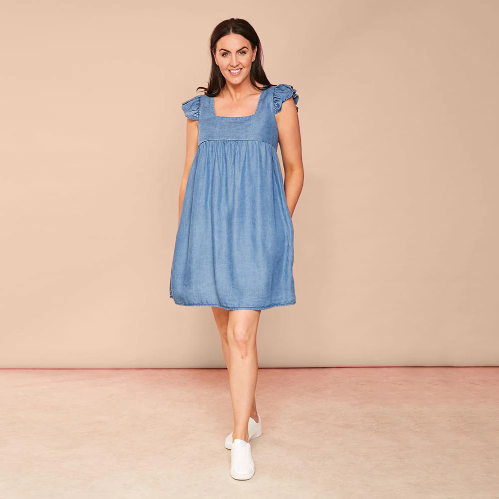 Sophia Dress (Denim) - Image 3