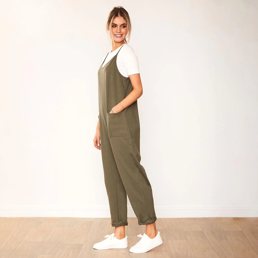 Sophie Jumpsuit (Khaki) - Image 10