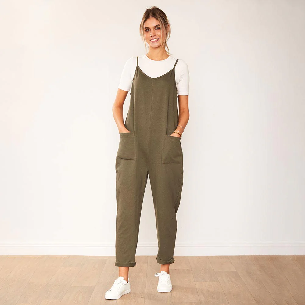 Sophie Jumpsuit (Khaki) - Image 9