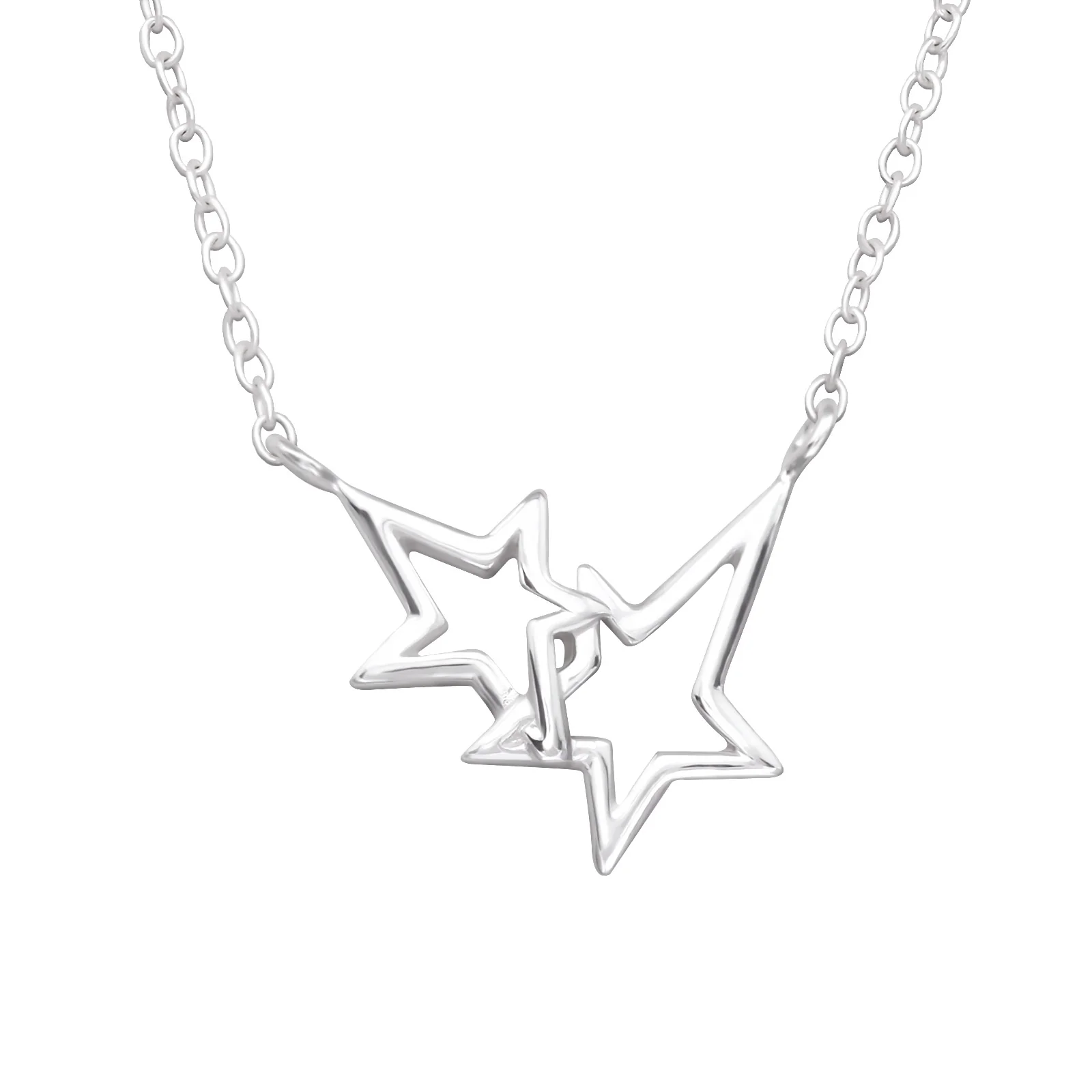 Sterling Silver Star Necklace - Image 2