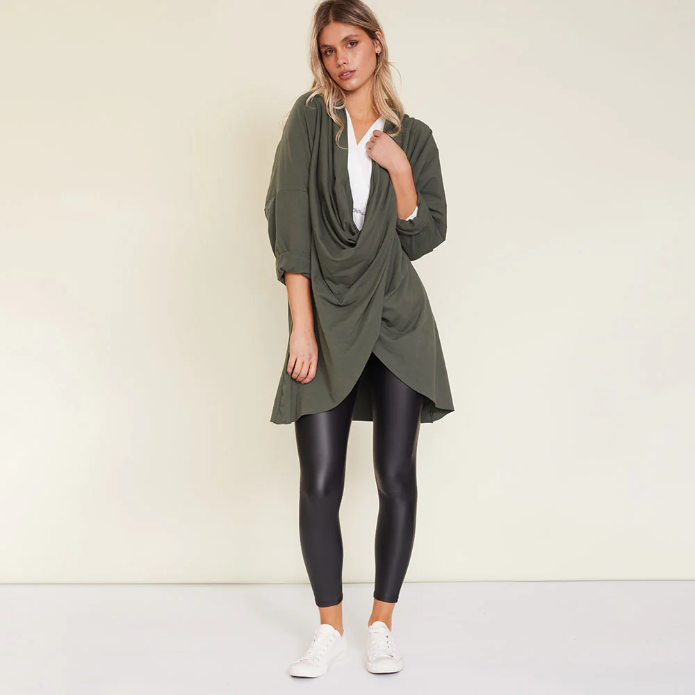 Suki Cardigan (Khaki) - Image 5