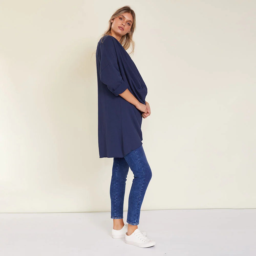 Suki Cardigan (Navy) - Image 6