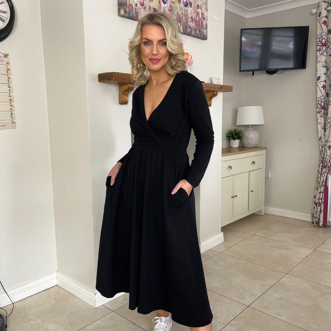 Sutton Dress (Black) - Image 2