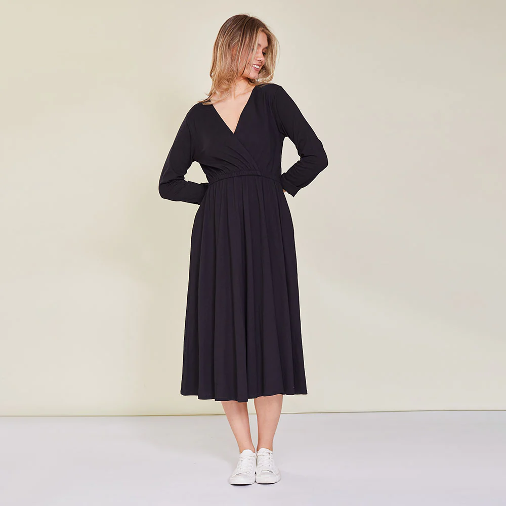 Sutton Dress (Black) - Image 3