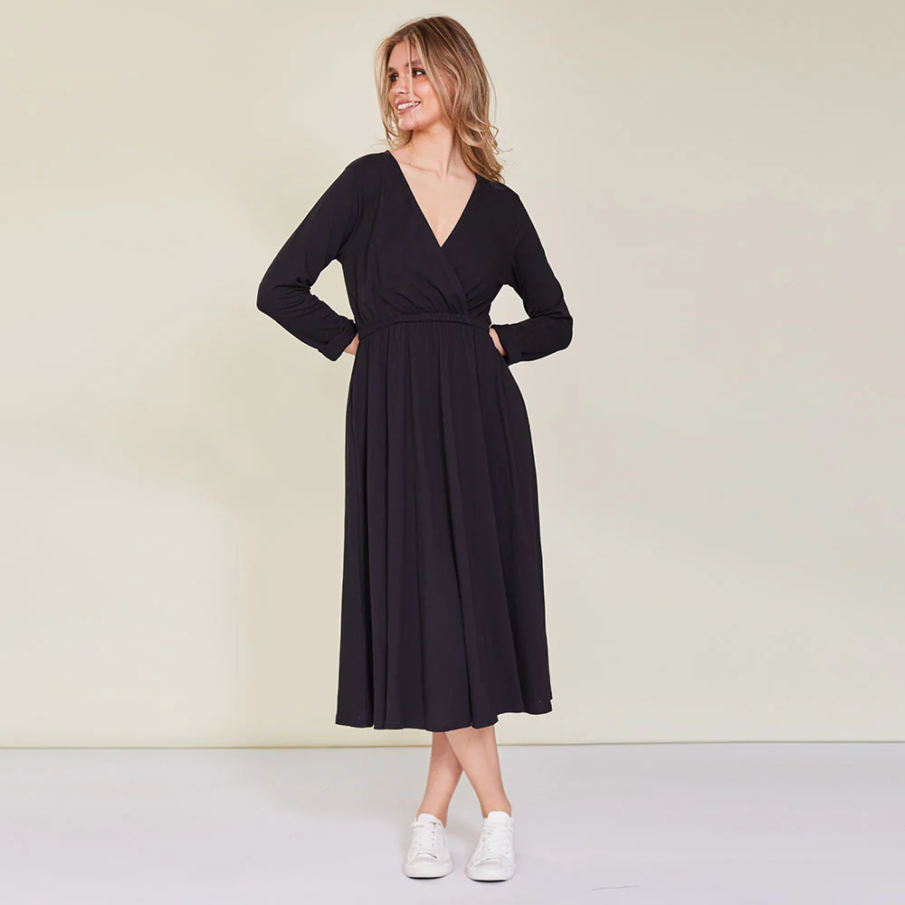 Sutton Dress (Black) - Image 4