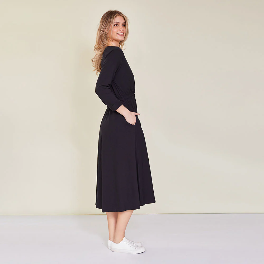 Sutton Dress (Black) - Image 5