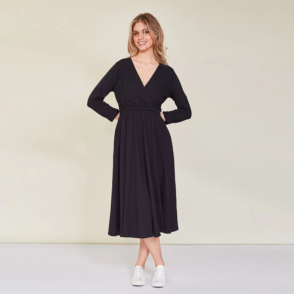 Sutton Dress (Black) - Image 6