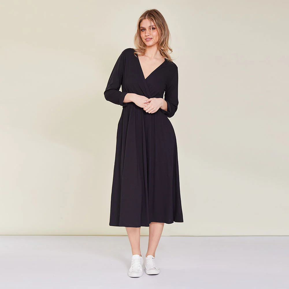 Sutton Dress (Black) - Image 7