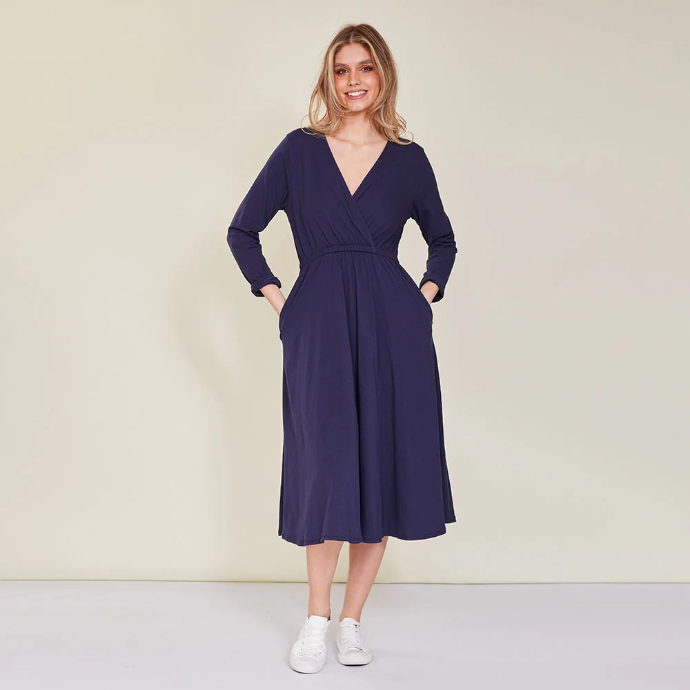 Sutton Dress (Navy) - Image 2