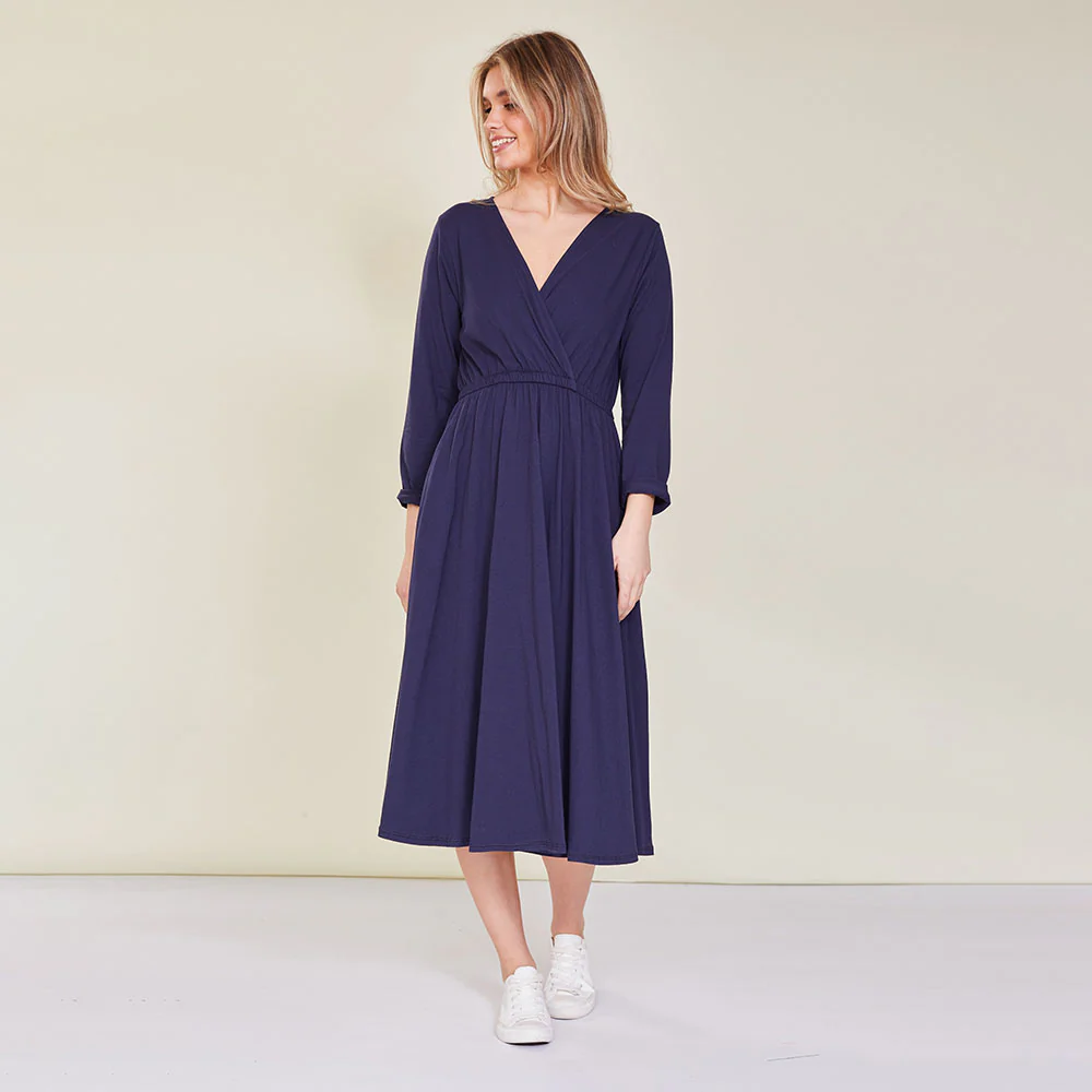 Sutton Dress (Navy) - Image 3