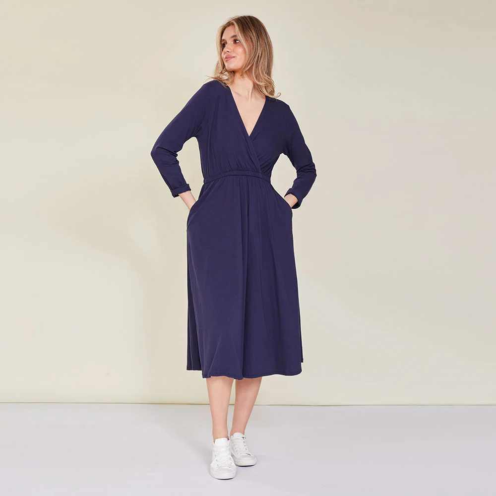 Sutton Dress (Navy) - Image 4
