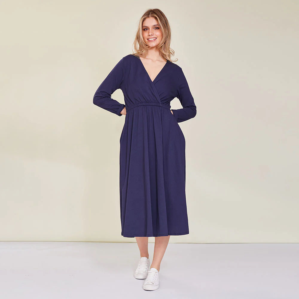 Sutton Dress (Navy) - Image 5