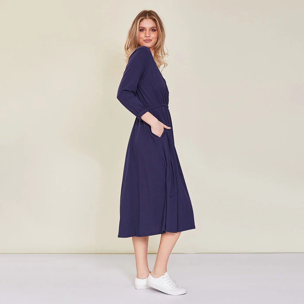 Sutton Dress (Navy) - Image 7
