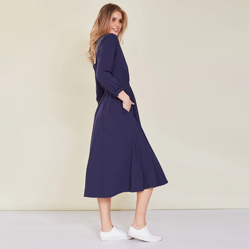Sutton Dress (Navy) - Image 8
