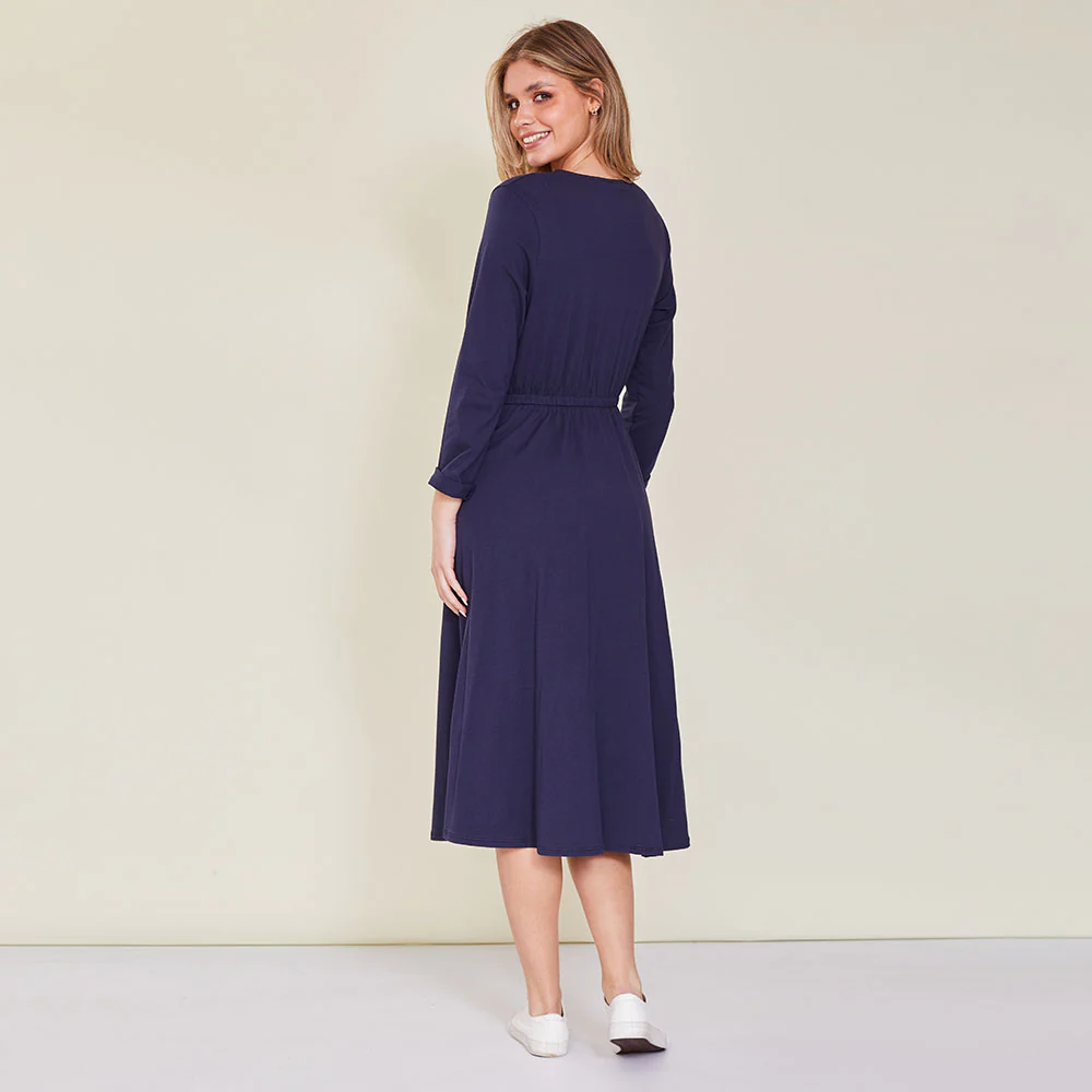 Sutton Dress (Navy) - Image 9