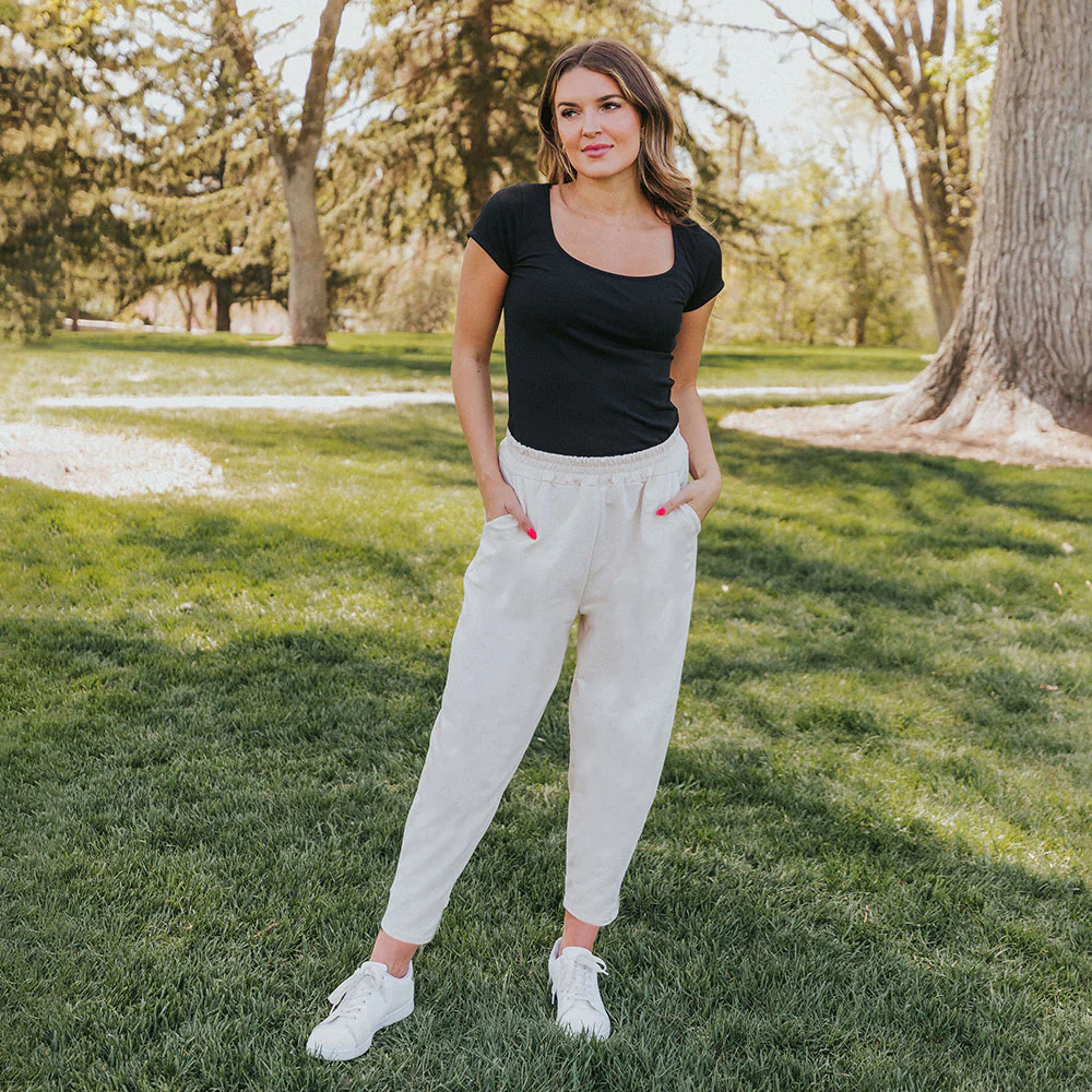 Suzi Jogger (Cream) - Image 8