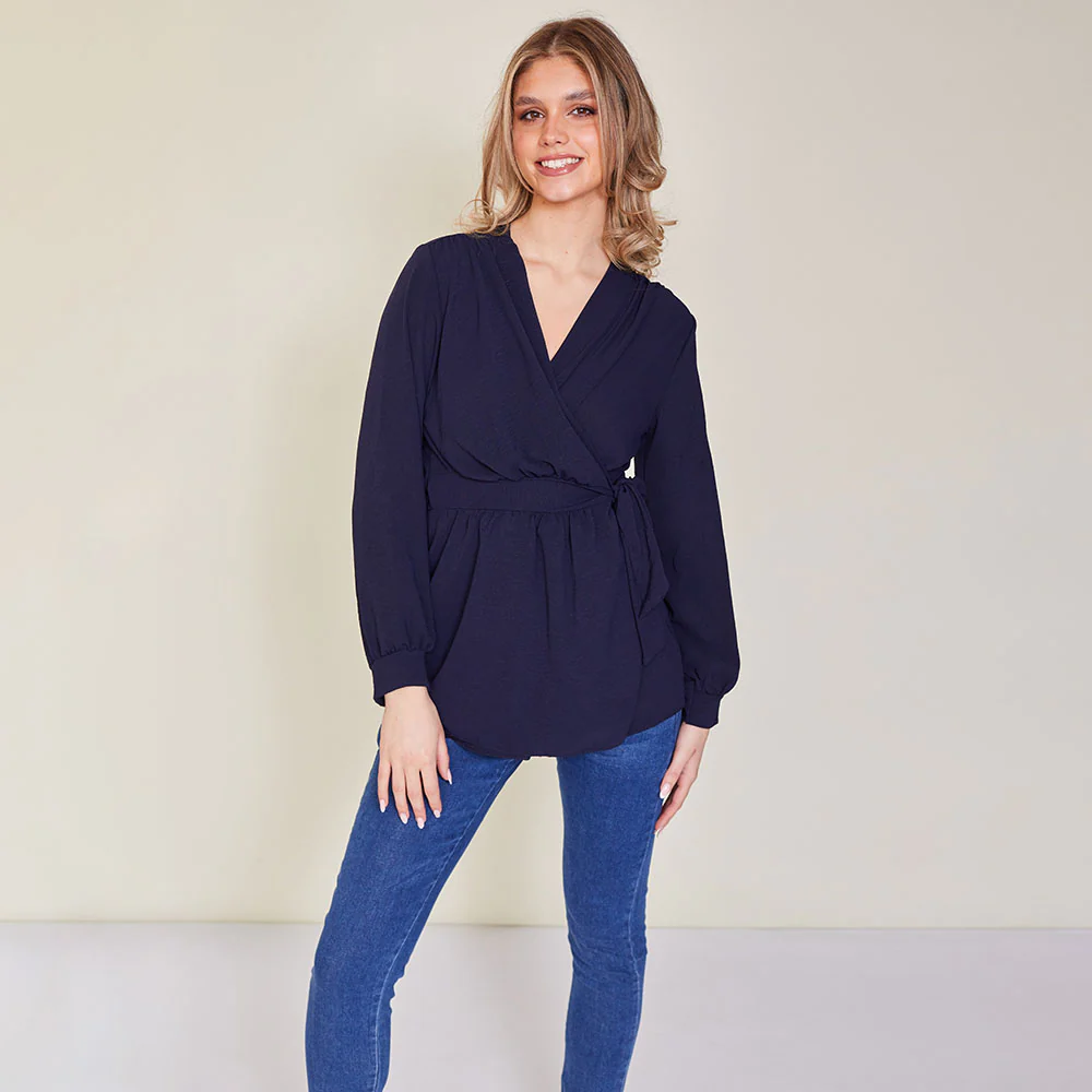 Talia Top (Navy) - Image 4