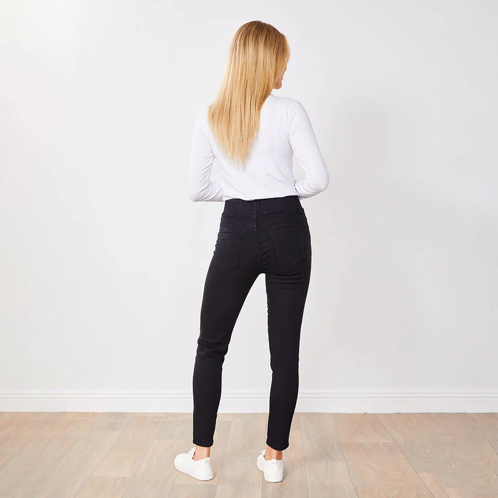 Tara Biker Jeans (Black) - Image 10