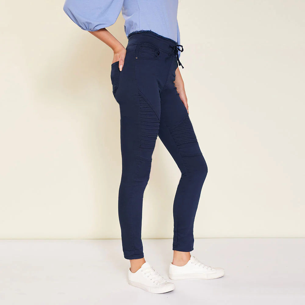Ruby Biker Trousers (Navy) - Image 8