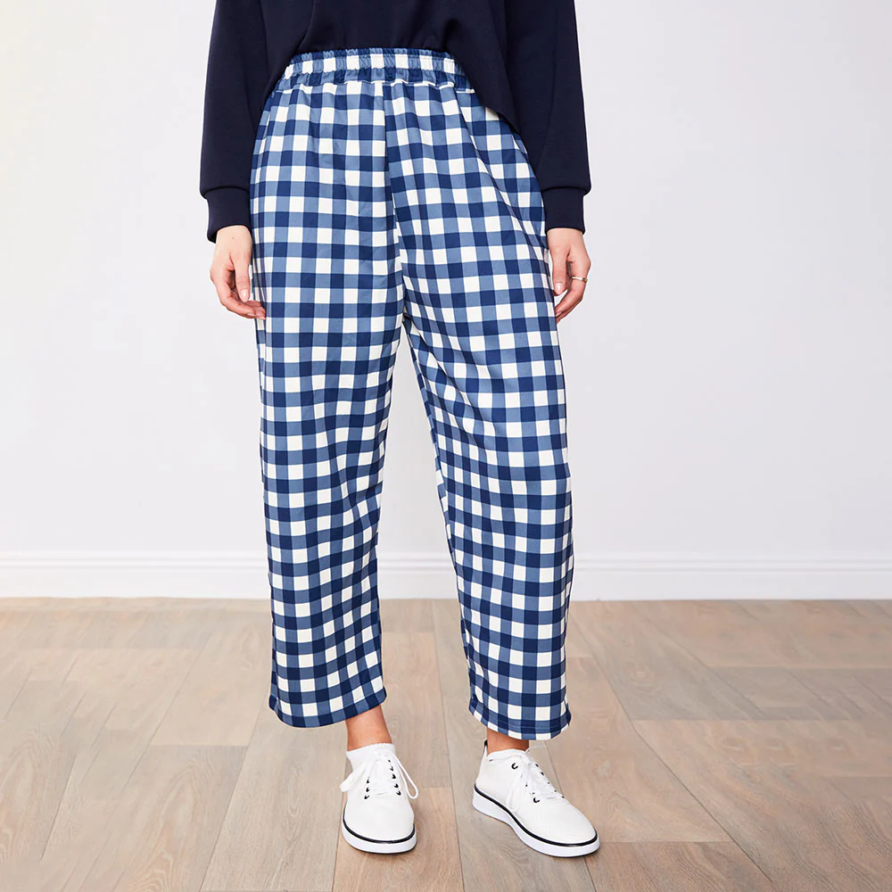 Tessa Trousers (Blue Checkered) - Image 12