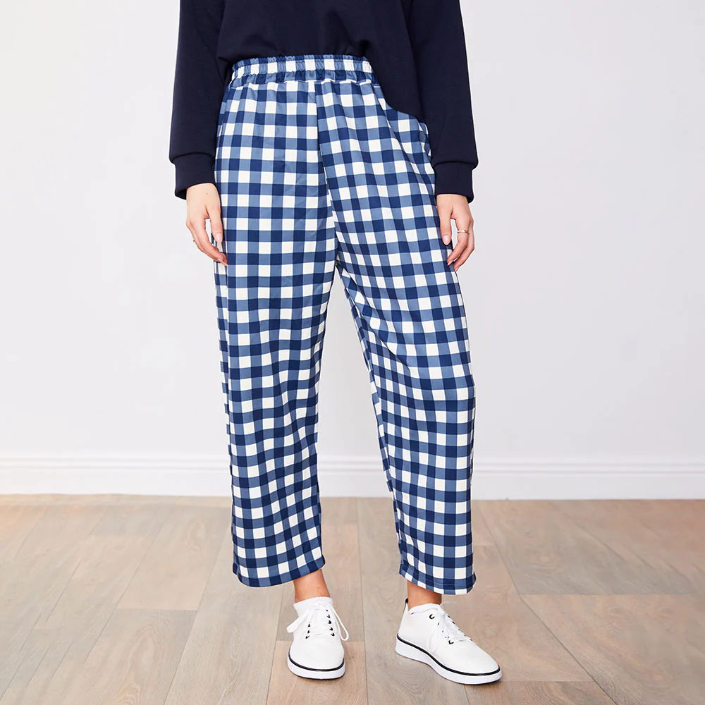 Tessa Trousers (Blue Checkered) - Image 6