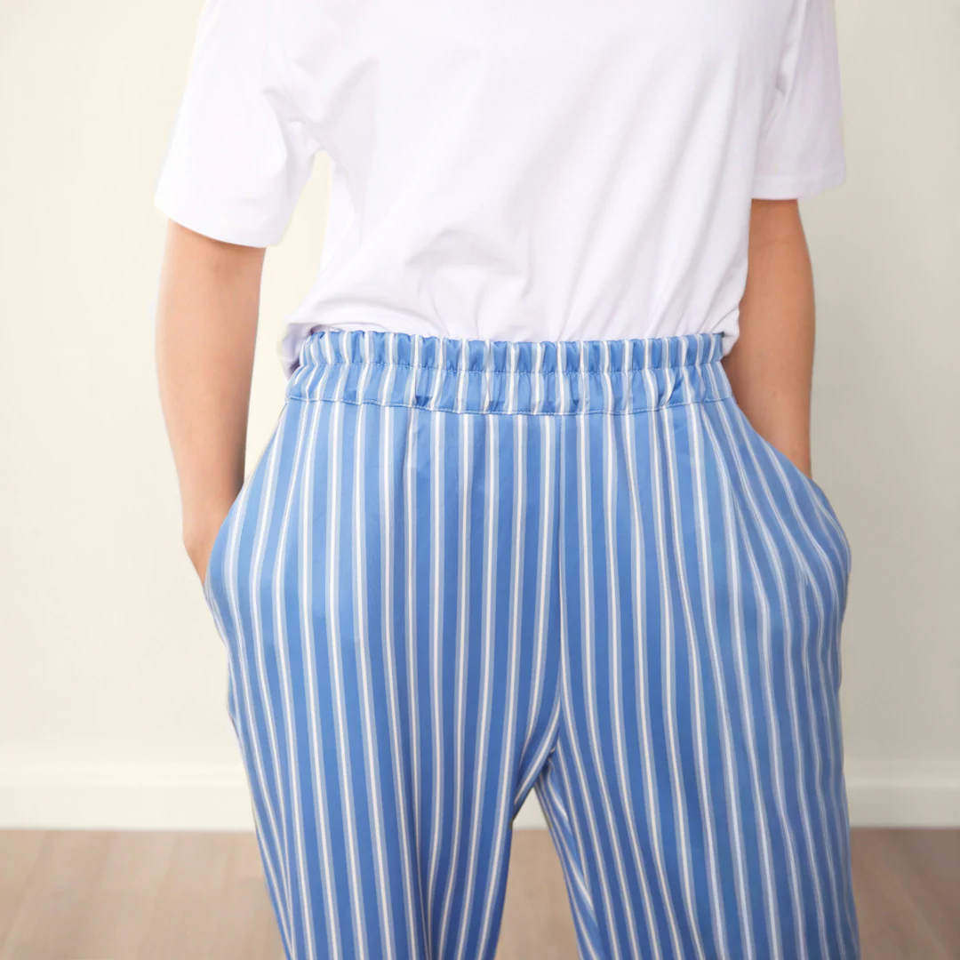 Tessa Trousers (Blue/Grey Stripe) - Image 5