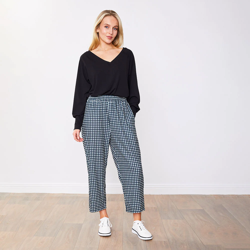Tessa Trousers (Green Checkered) - Image 3