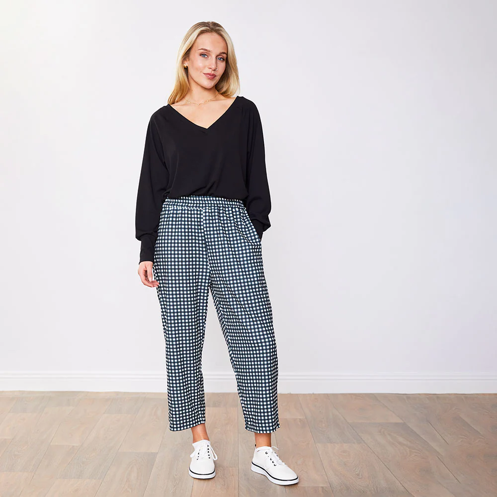Tessa Trousers (Green Checkered) - Image 4