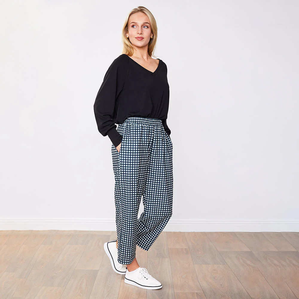 Tessa Trousers (Green Checkered) - Image 7