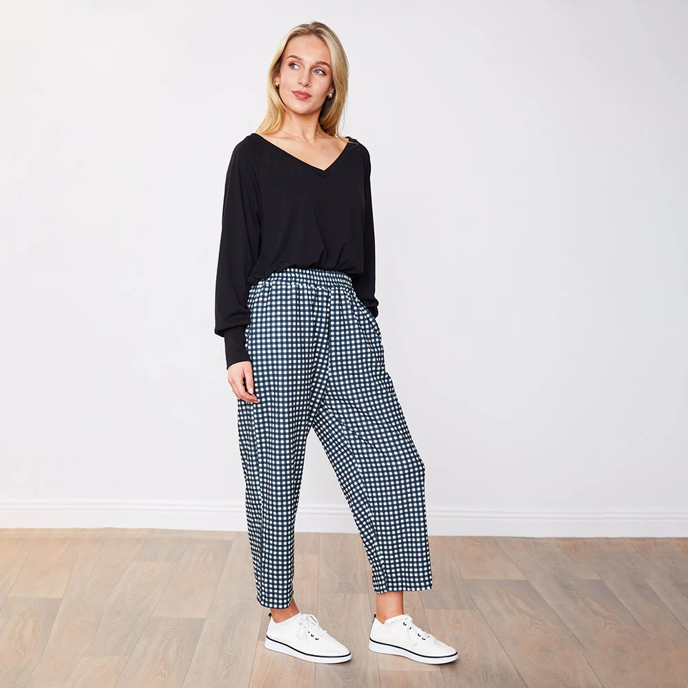 Tessa Trousers (Green Checkered) - Image 8