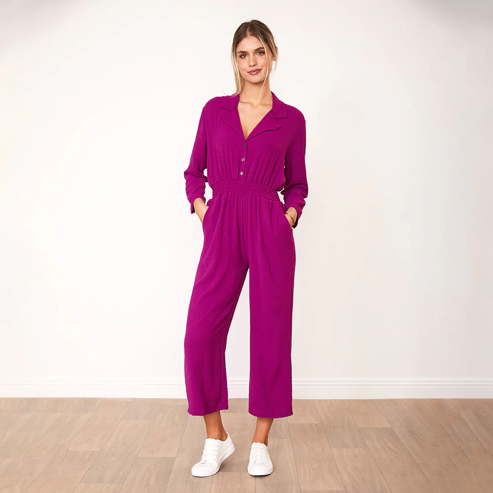 Thea Jumpsuit (Berry) - Image 2