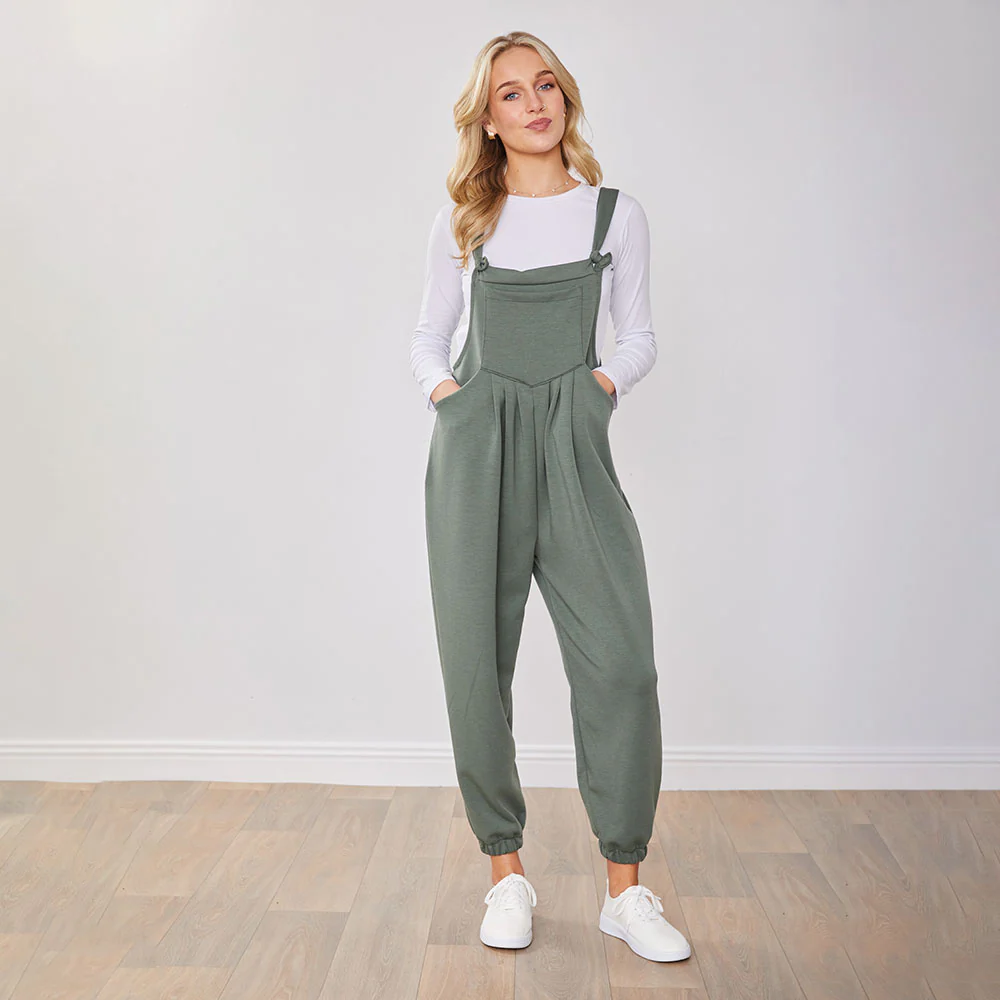 Tilly Dungaree (Khaki) - Image 8
