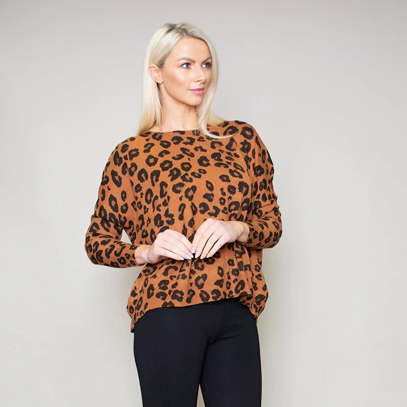 Tina Leopard Jumper - Image 10