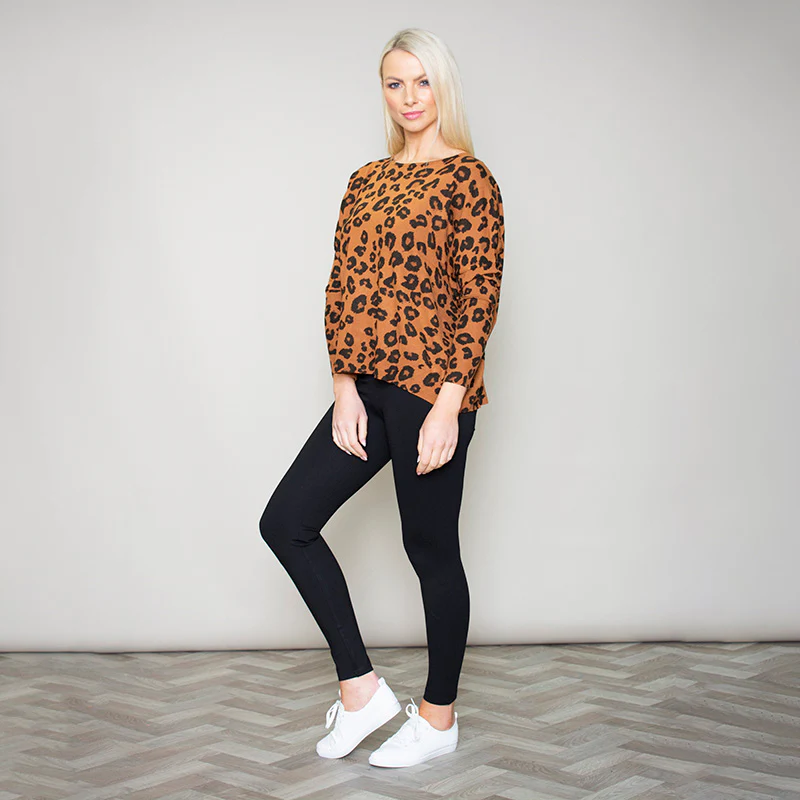 Tina Leopard Jumper - Image 2