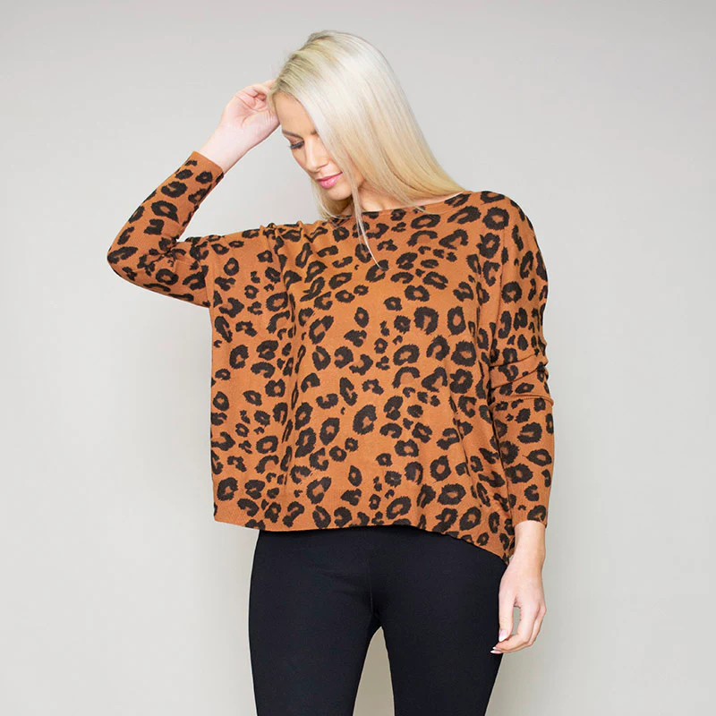 Tina Leopard Jumper - Image 3