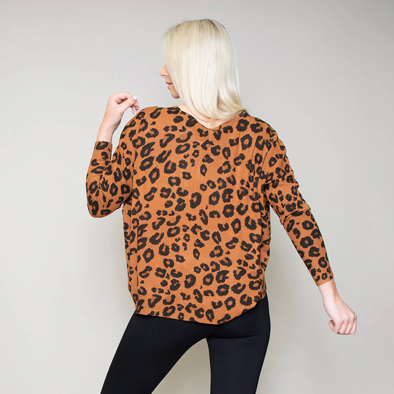 Tina Leopard Jumper - Image 5