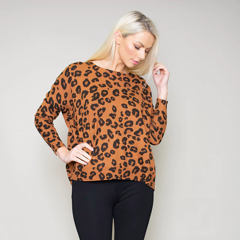 Tina Leopard Jumper - Image 6