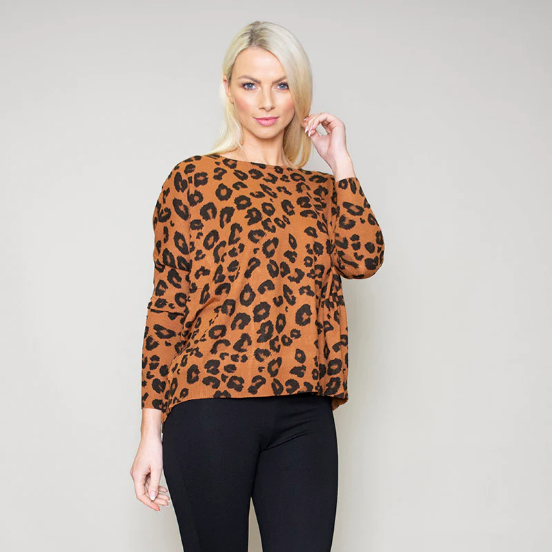 Tina Leopard Jumper - Image 7